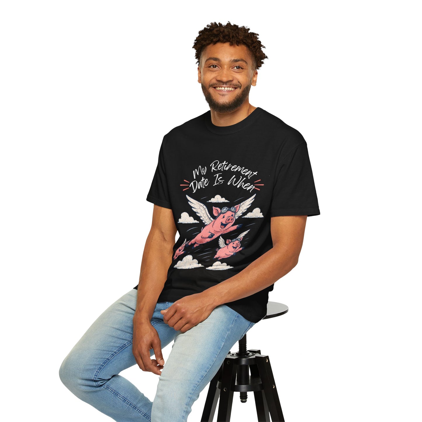My Retirement Date — Flying Pig Tee