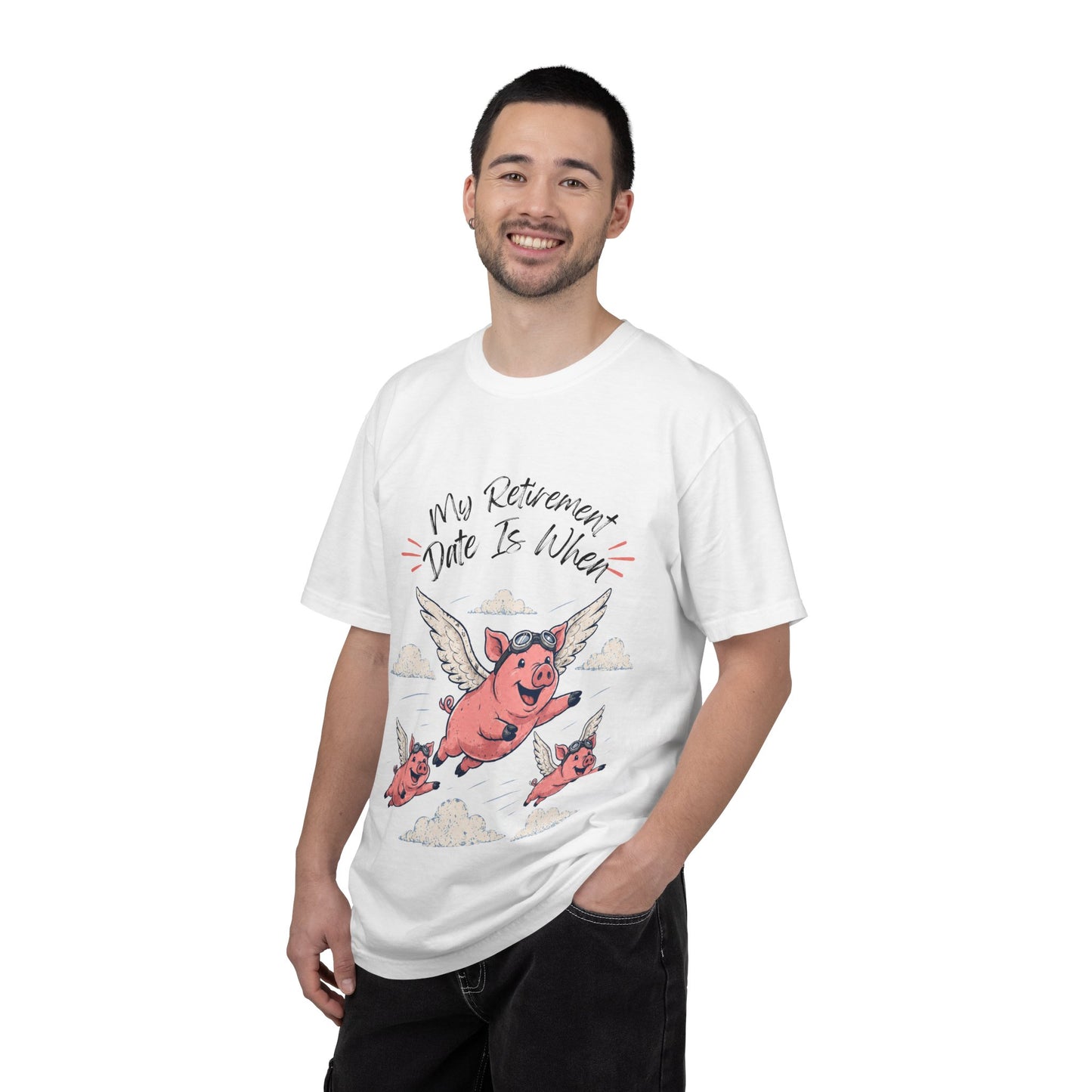 My Retirement Date — Flying Pig Tee