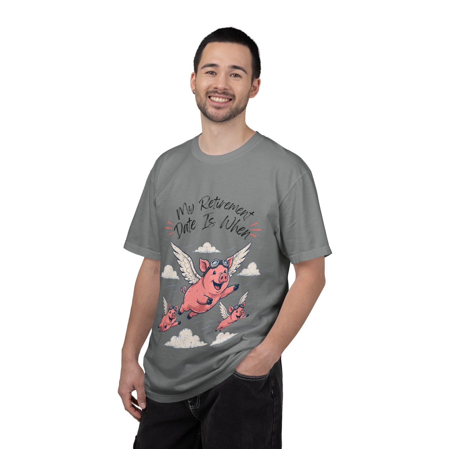 My Retirement Date — Flying Pig Tee