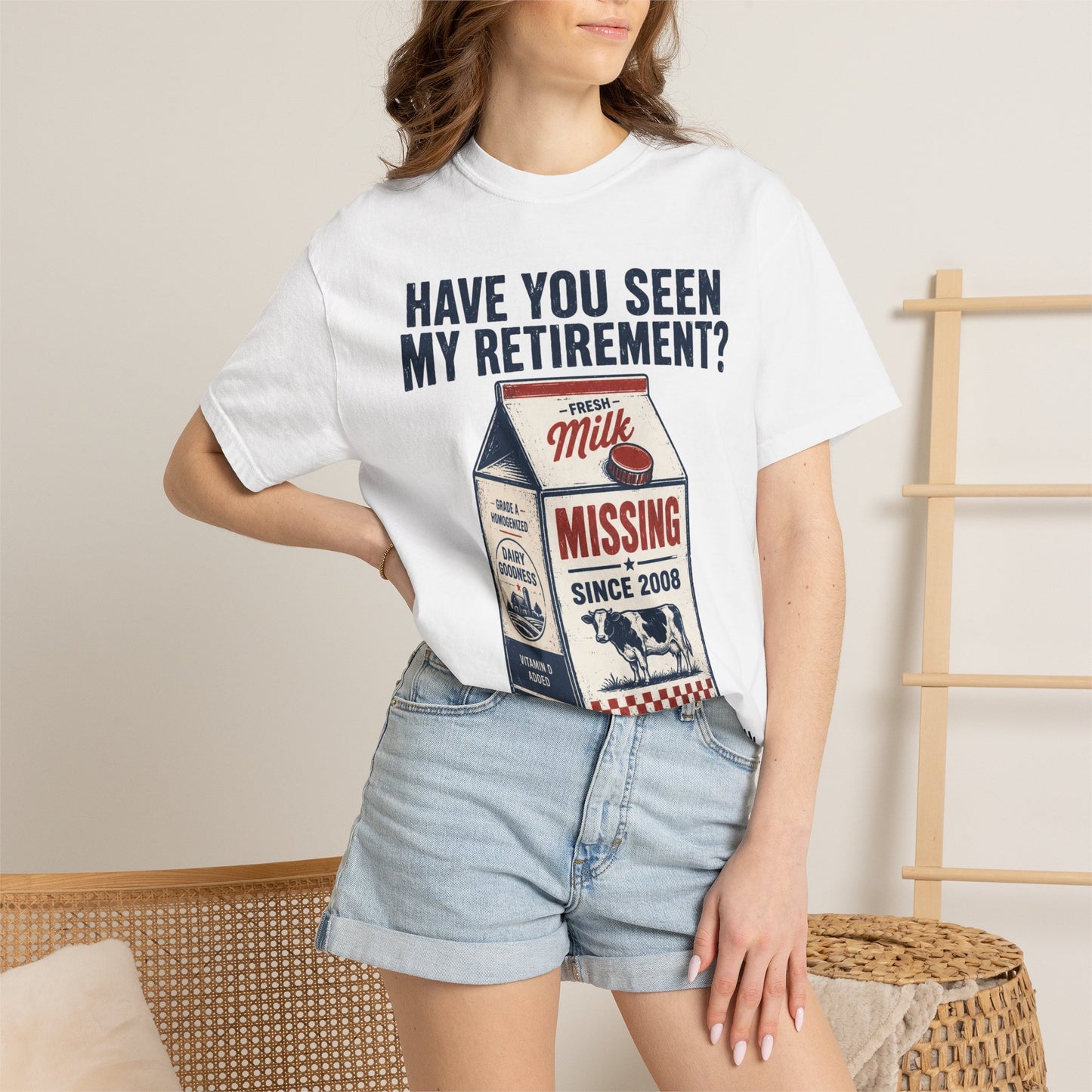 Have You Seen My Retirement? — Missing Milk Carton Tee
