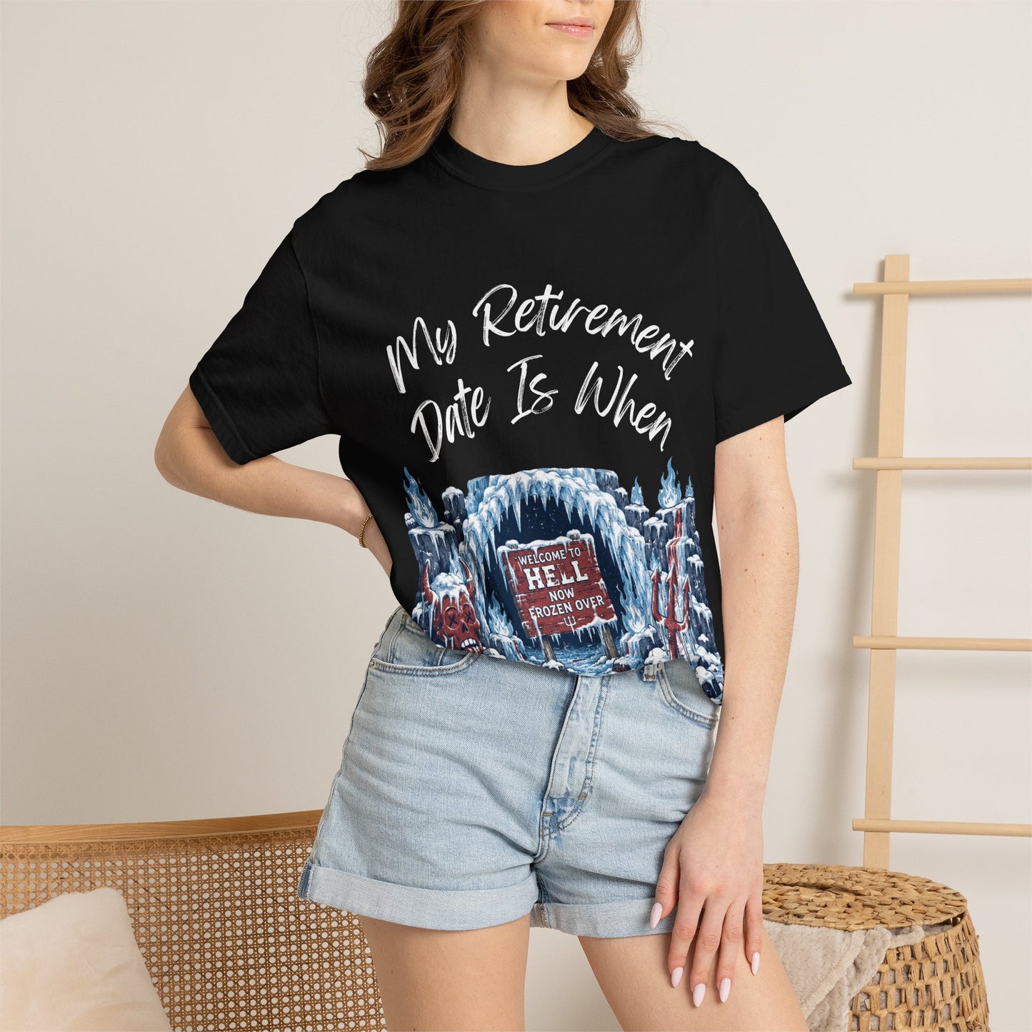 My Retirement Date — Hell Freezes Over Tee