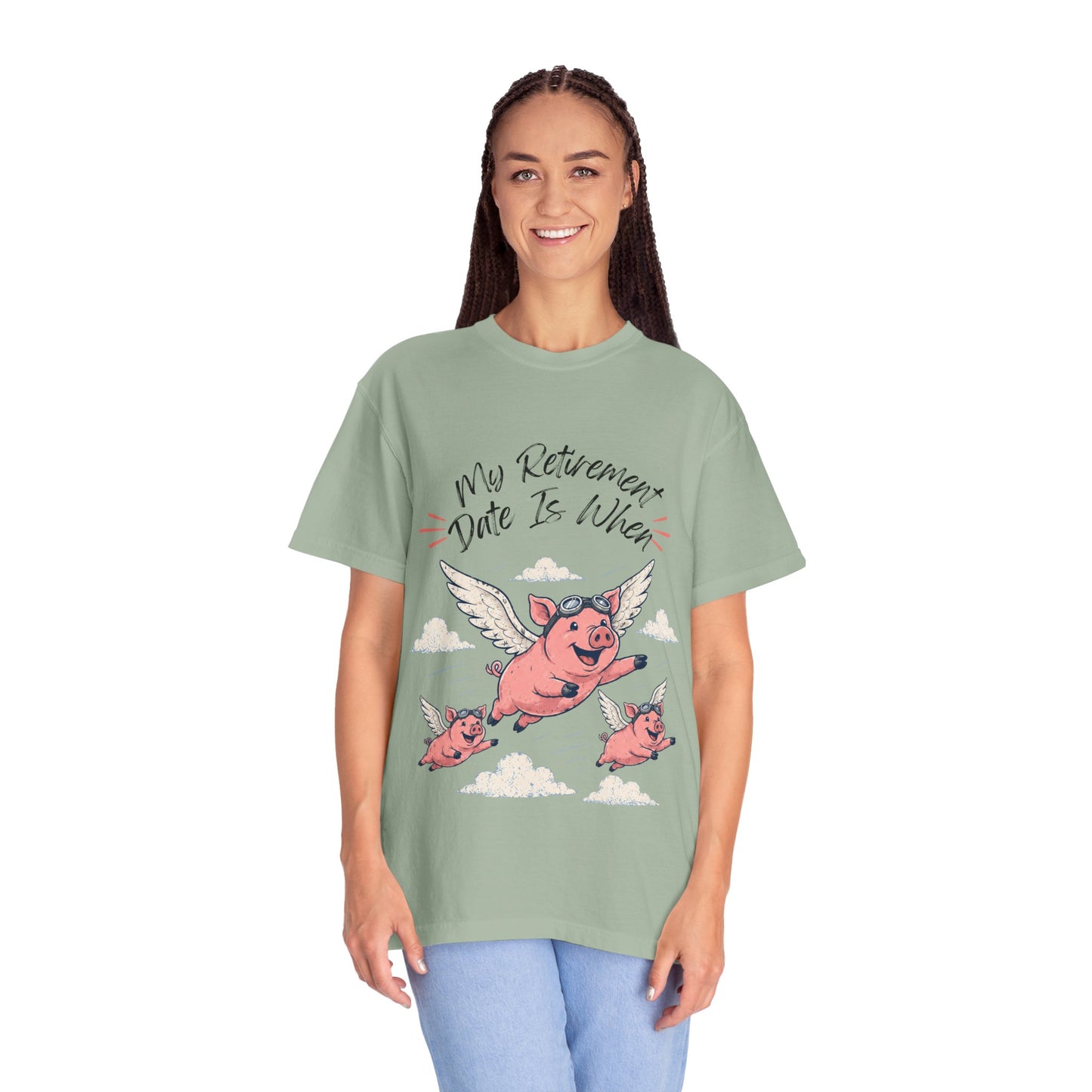 My Retirement Date — Flying Pig Tee